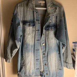 Distressed Jean Jacket